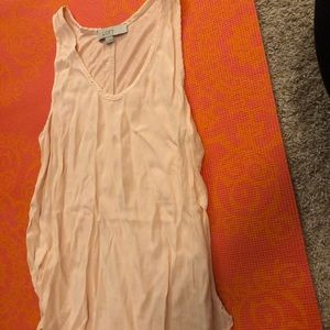 Dusty pink tank blouse